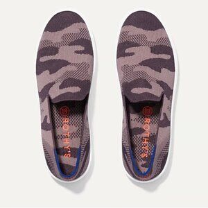 Rothy's  Knit Slip on Taupe Camo Sneaker